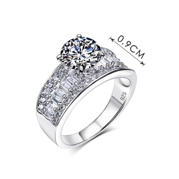 3ct Diamond Engagement Ring - Picture 3 of 9